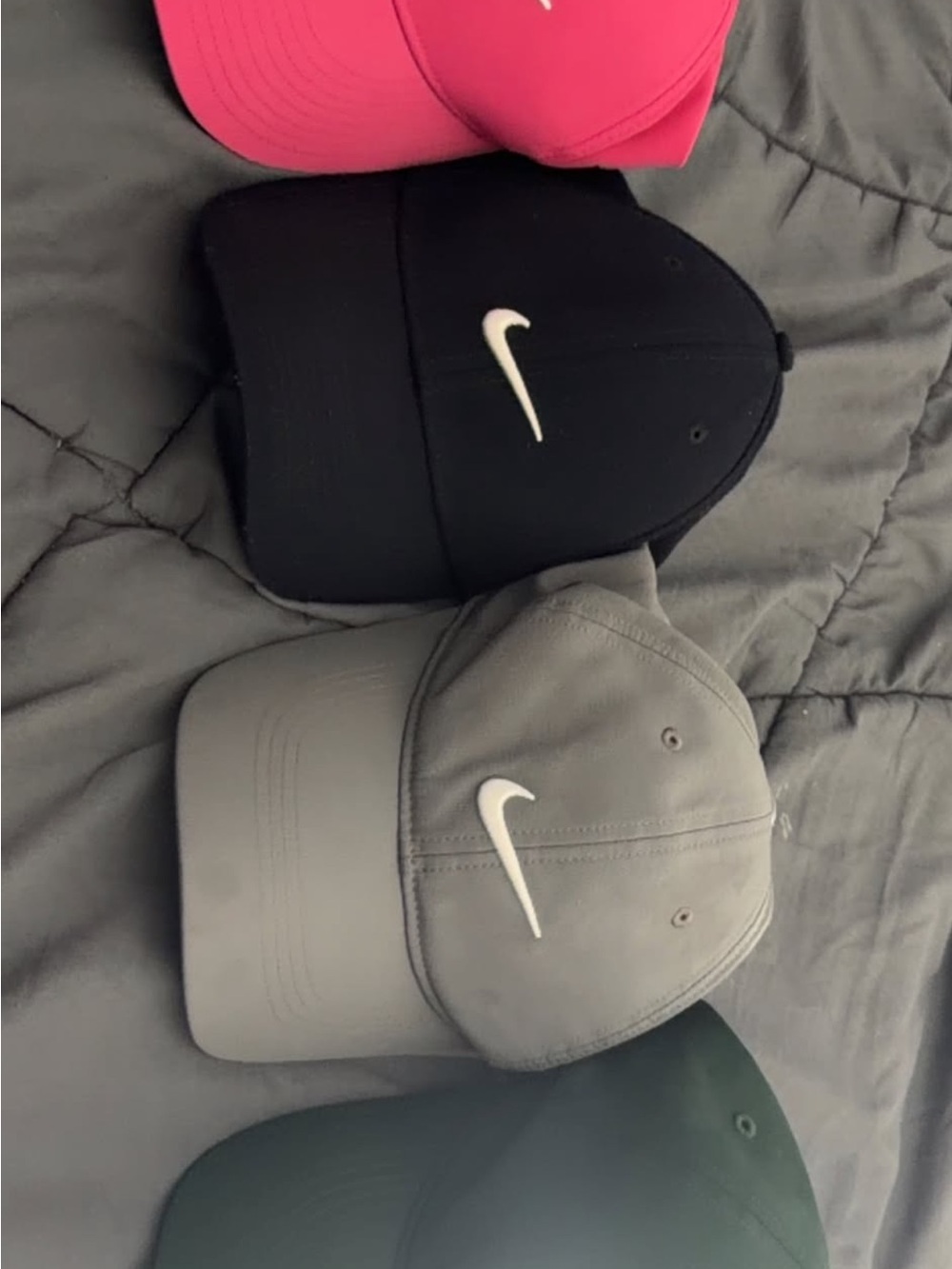 Nike Men's Baseball Caps - Black, Gray, Pink, Green